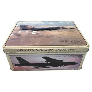 Operation Desert Shield 1990 Collectible Tin Limited Edition of Four